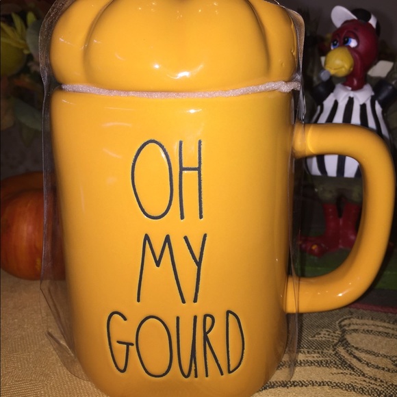 Rae Dunn OH MY GOURD Mug Pumpkin topper 🎃 - Picture 2 of 5
